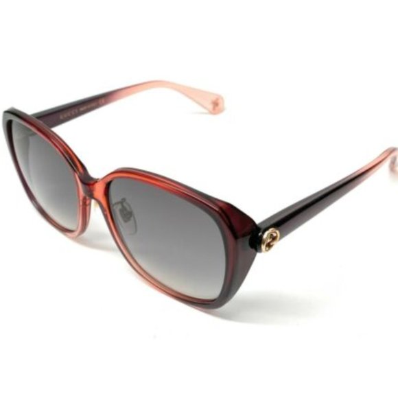 Gucci Women's Red Havana Sunglasses!